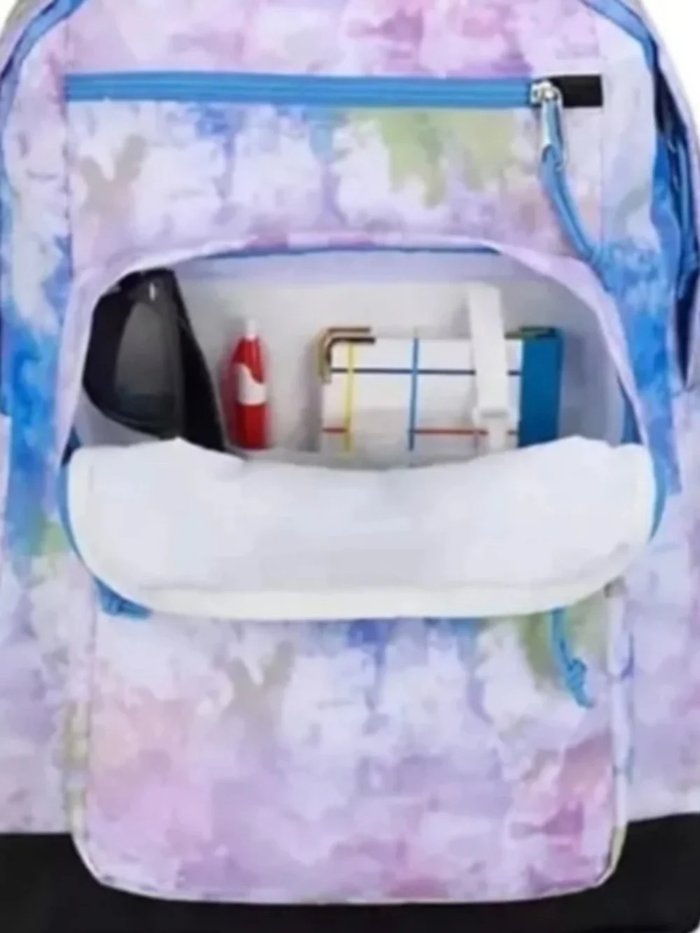 JanSport Tie-Dye Backpack Blue & Purple XL Big Student Fits 15” laptop  NEW!